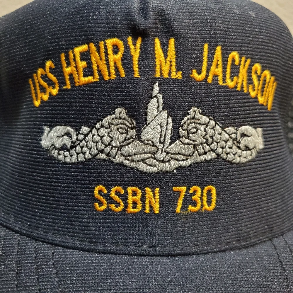 Vintage USS Henry M.‎ Jackson SSBN 730 US Navy Hat